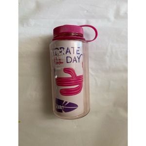 Zak  32 oz Wide Mouth Clear Pink Travel Water Bottle BPA Free